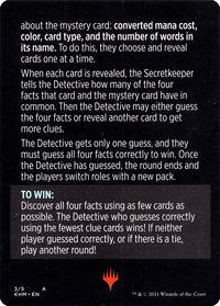 Booster Sleuth (Magic Minigame) [Kaldheim Minigame]