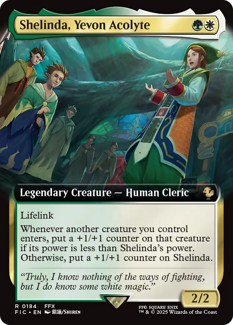 Shelinda, Yevon Acolyte (Extended Art) [FINAL FANTASY Commander]