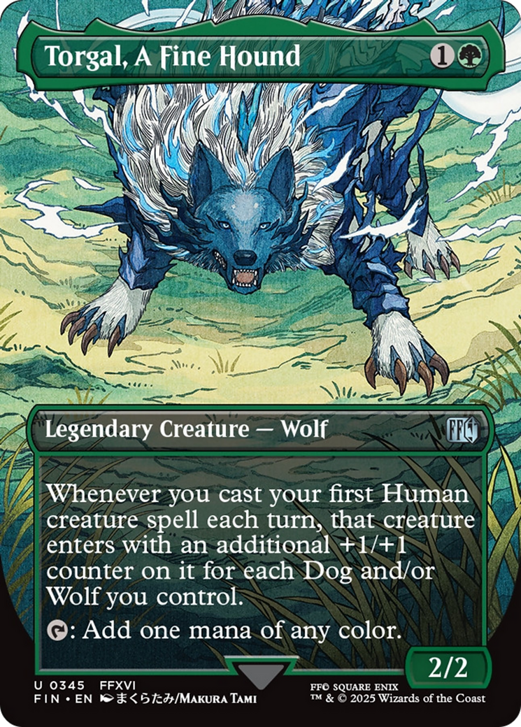 Torgal, A Fine Hound (Borderless) [FINAL FANTASY]