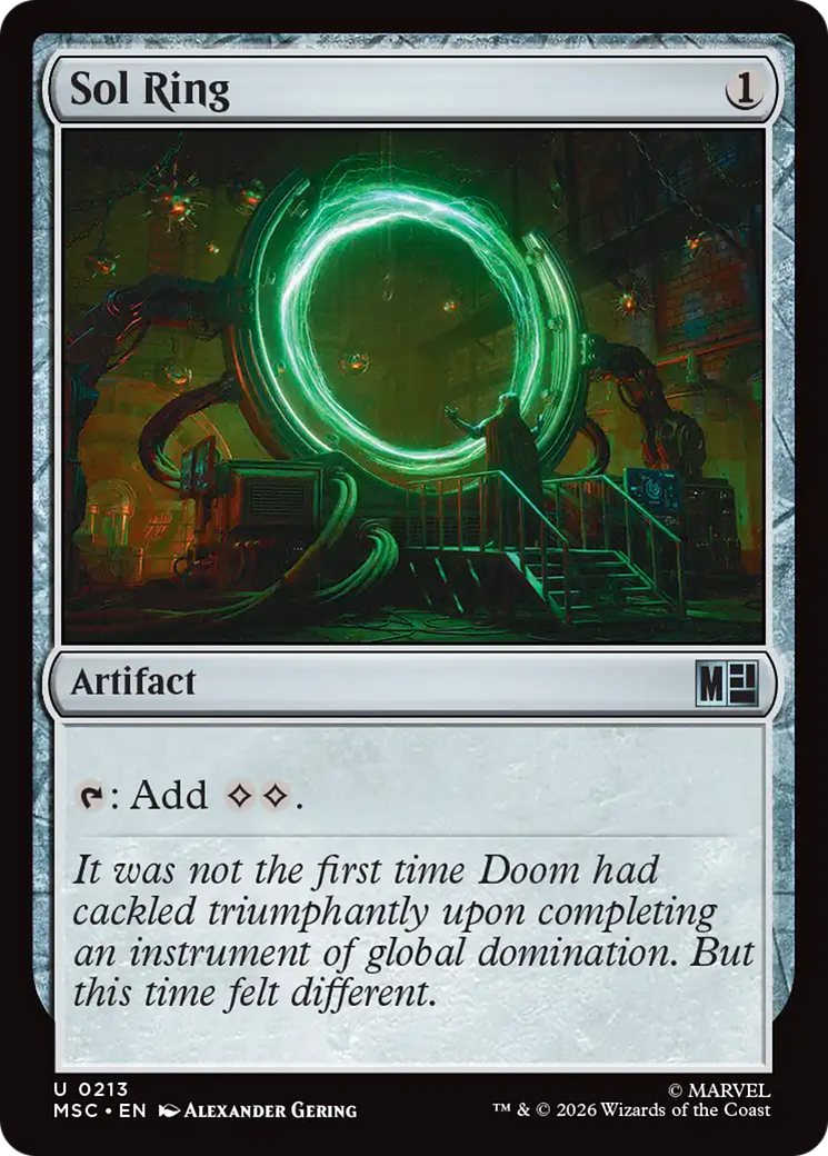 Sol Ring (0213) [Marvel Super Heroes Commander]