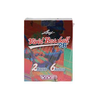 2026 Leaf Vivid Baseball Hobby