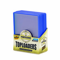 35 pt Colored Border Toploader (25 count) - The PennySleever