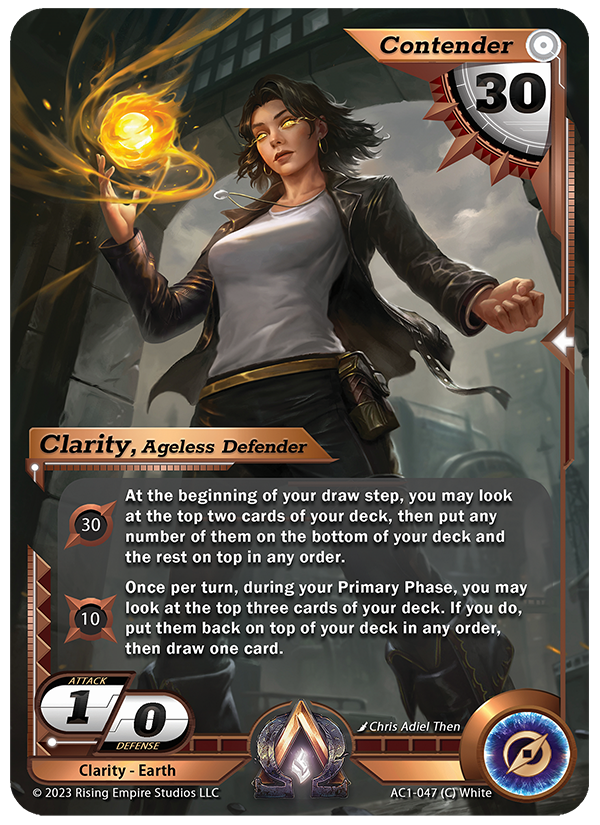 Clarity, Ageless Defender - Common - KS AC1-047