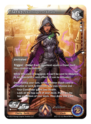 Clarity, Harbinger of Death - Legendary - AC2-121