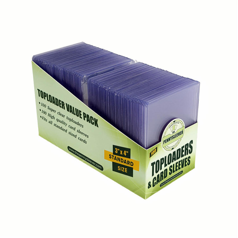 35 pt Toploader (100 count) with Sleeves COMBO Packs - The PennySleever