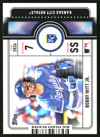 Bobby Witt Jr. 2026 Topps #BTP-16 Big Ticket Players
