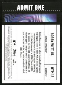 Bobby Witt Jr. 2026 Topps #BTP-16 Big Ticket Players