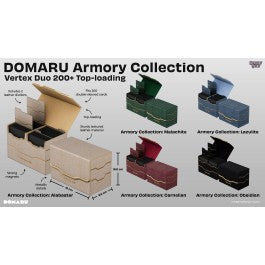 Gatherers' Tavern : Domaru Deck Box Armory Vertex Duo 200+