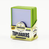 35 pt Colored Border Toploader (25 count) - The PennySleever