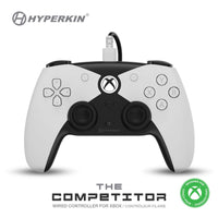 The Competitor Wired Controller Officially Licensed by XBOX For: Xbox Series X/S, Xbox One, Windows 10/11