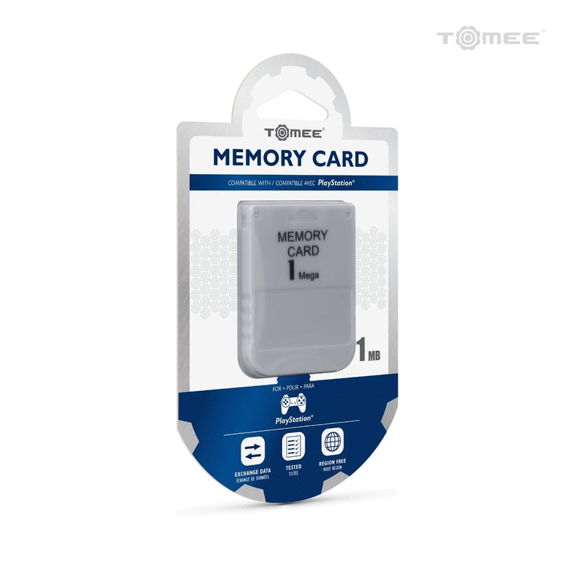 Tomee 1 MB Memory Card For: PS1® / PS2®