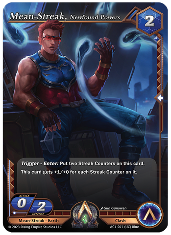 Mean-Streak, Newfound Powers - Uncommon - KS AC1-077