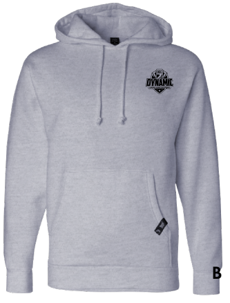 Dynamic Card Collectors Pullover Hoodie Grey with Black Logo