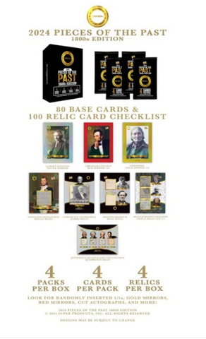 1 Pack - 2024 Pieces of the Past 1800's Edition