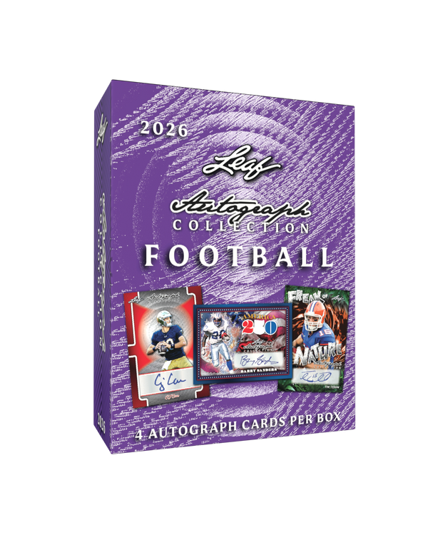 2026 Leaf Autograph Collection Football Hobby Box