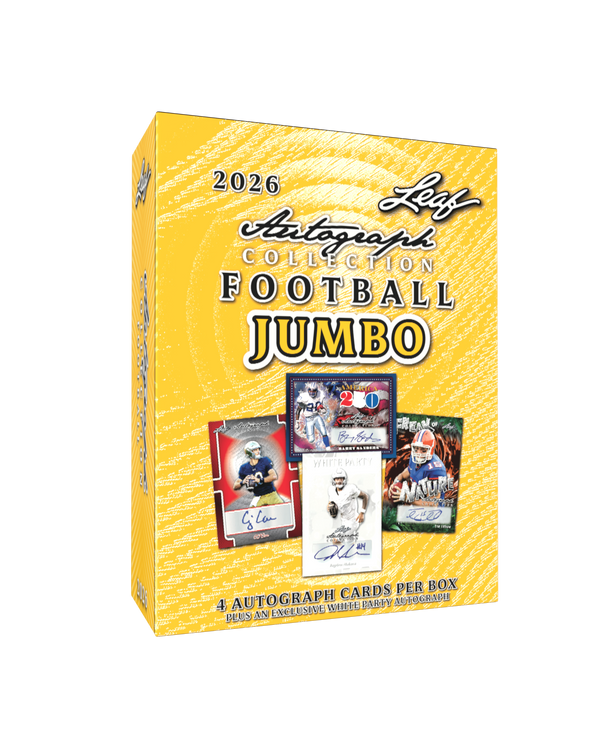 2026 Leaf Autograph Collection Football Jumbo Box