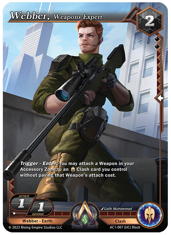 Webber, Weapons Expert - Uncommon - KS AC1-007