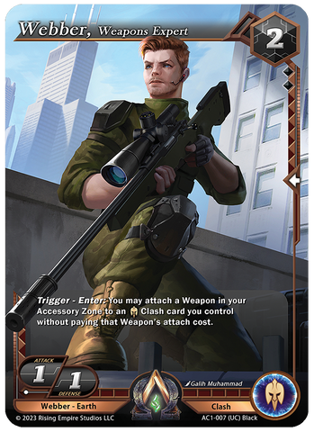 Webber, Weapons Expert - Uncommon - KS AC1-007