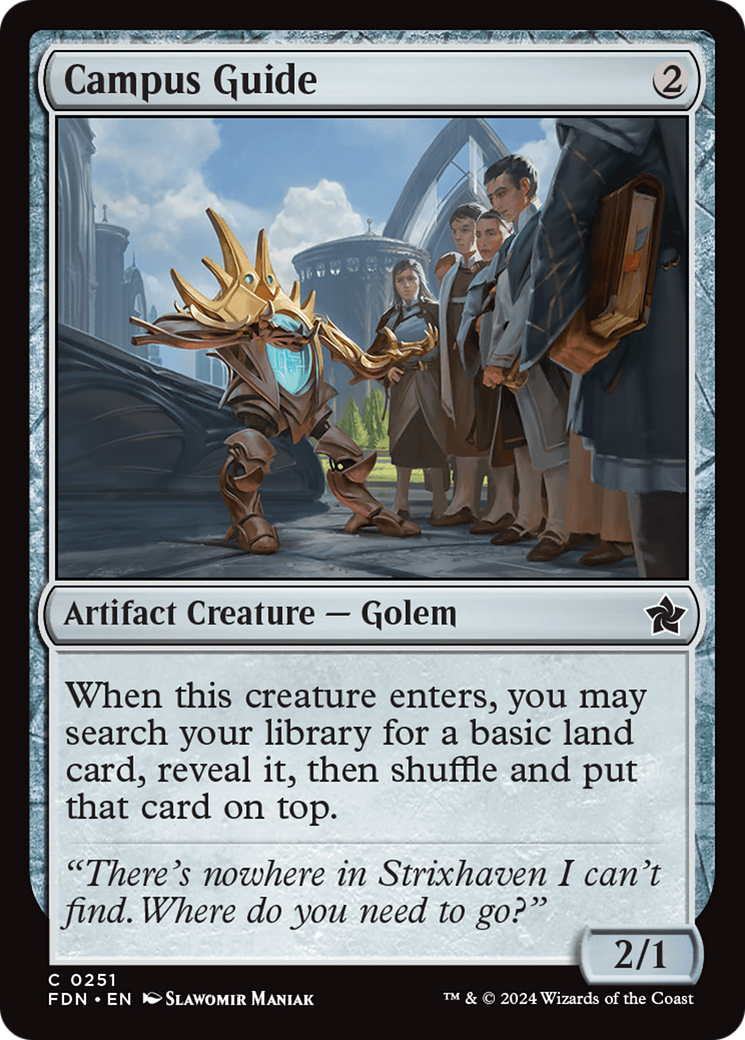 Campus Guide [Foundations] – Dynamic Card Collectors