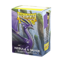 Dragon Shield: Standard 100ct Sleeves - Nebula & Silver (Dual Matte)