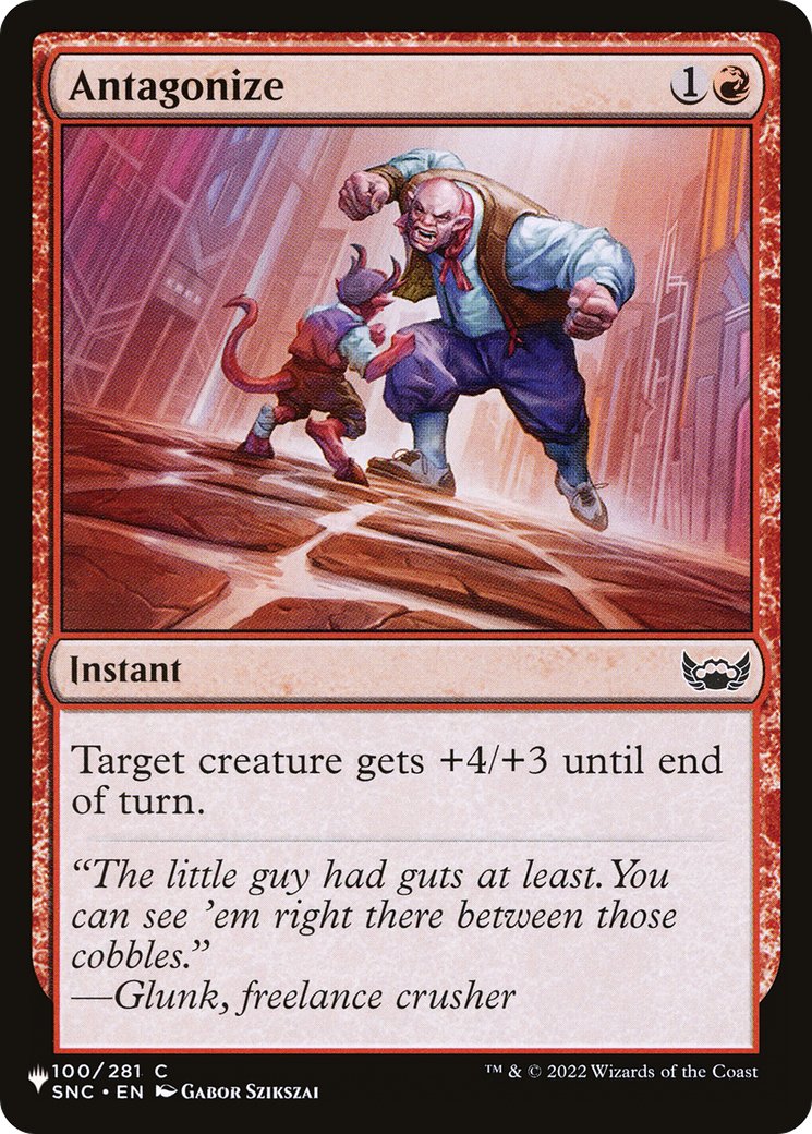 Antagonize [The List]