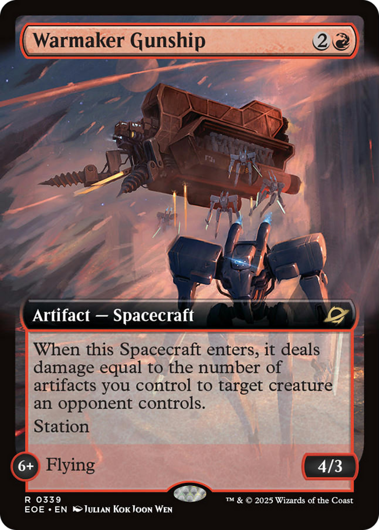 Warmaker Gunship (Extended Art) [Edge of Eternities]