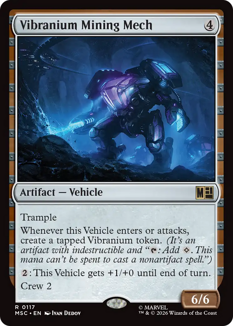 Vibranium Mining Mech (Surge Foil) [Marvel Super Heroes Commander]