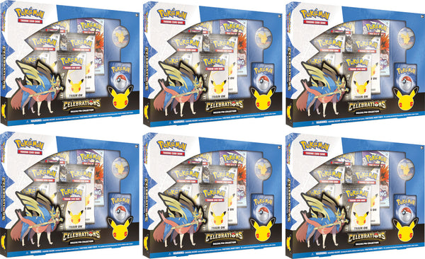 Celebrations: 25th Anniversary - Deluxe Pin Collection Case (Zacian LV. X)