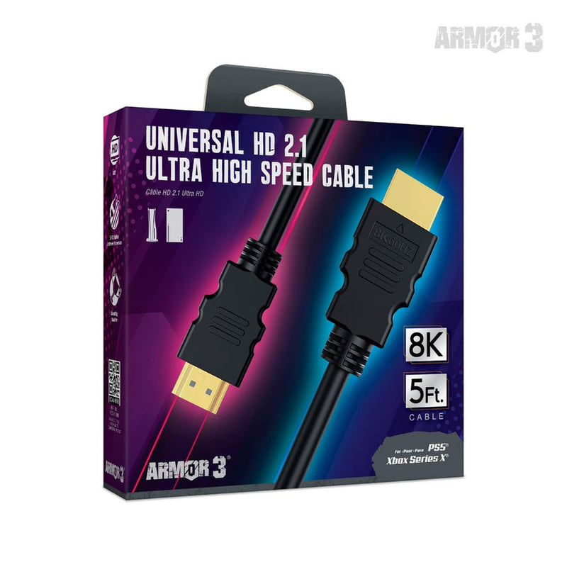 Armor3 Universal HD 2.1 Ultra High-Speed Cable (5 ft)