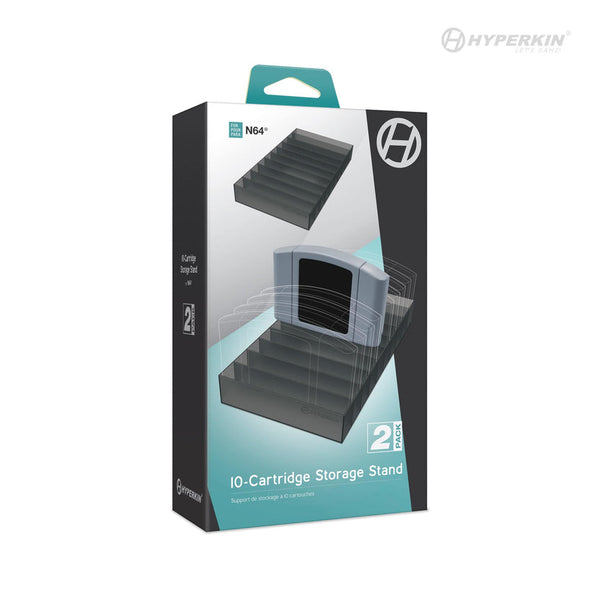 Hyperkin 10-Cartridge Storage Stand (2 Pack) For: N64®
