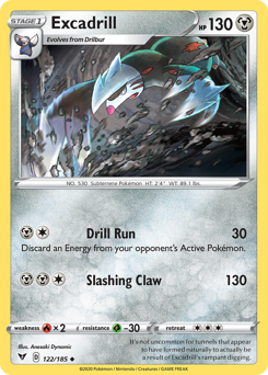 Excadrill (122/185) [Sword & Shield: Vivid Voltage]