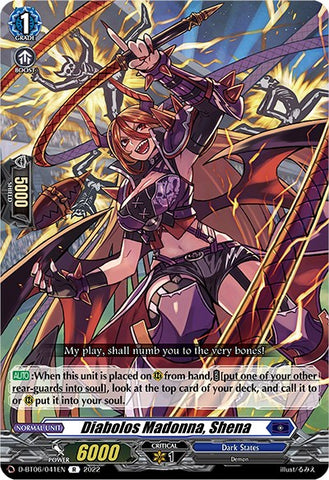 Diabolos Madonna, Shena (D-BT06/041EN) [Blazing Dragon Reborn]