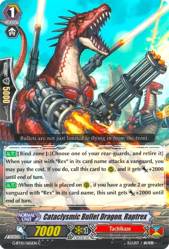 Cataclysmic Bullet Dragon, Raptrex (G-BT10/065EN) [Raging Clash of the Blade Fangs]