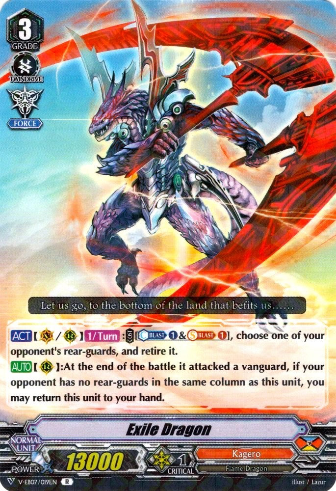 Exile Dragon (V-EB07/019EN) [The Heroic Evolution]