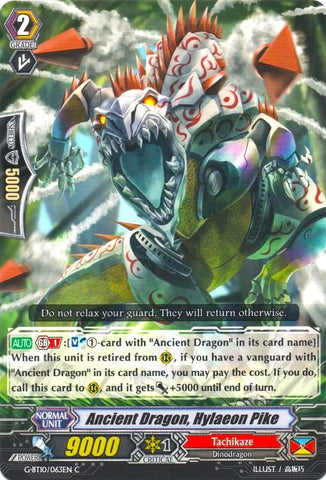 Ancient Dragon, Hylacon Pike (G-BT10/063EN) [Raging Clash of the Blade Fangs]