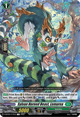 Sylvan Horned Beast, Lemurea (D-BT04/117EN) [Awakening of Chakrabarthi]