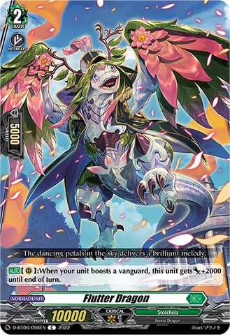 Flutter Dragon (D-BT06/098EN) [Blazing Dragon Reborn]