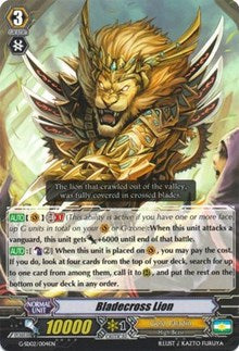 Bladecross Lion (G-SD02/004EN) [G-Start Deck 2: Knight of the Sun]