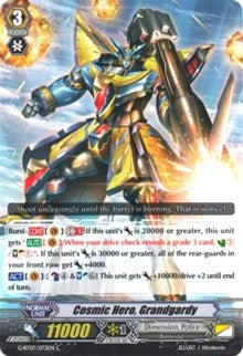 Cosmic Hero, Grandgardy (G-BT07/073EN) [Glorious Bravery of Radiant Sword]