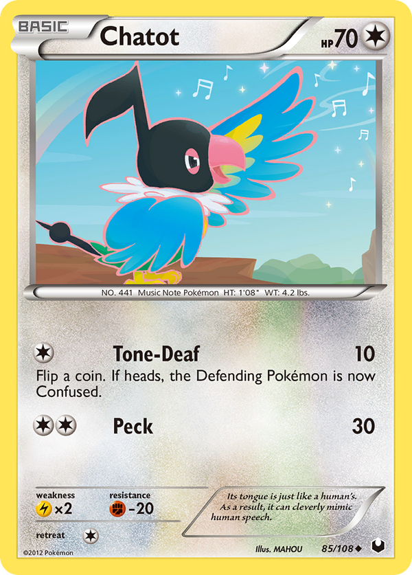 Chatot (85/108) [Black & White: Dark Explorers]