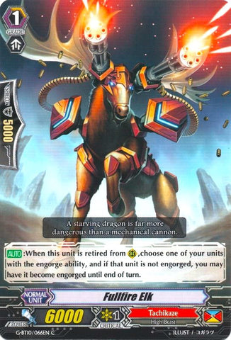 Fullfire Elk (G-BT10/066EN) [Raging Clash of the Blade Fangs]