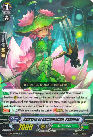 Valkyrie of Reclamation, Padmini (G-EB02/040EN) [The AWAKENING ZOO]