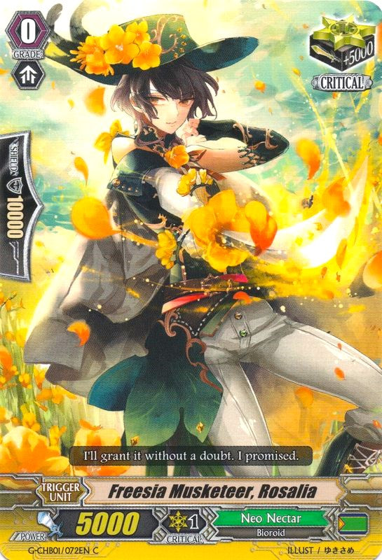 Freesia Musketeer, Rosalia (G-CHB01/0722EN) [TRY3 NEXT]