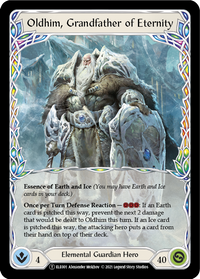 Oldhim, Grandfather of Eternity // Shiver [U-ELE001] (Tales of Aria Unlimited)  Unlimited Normal