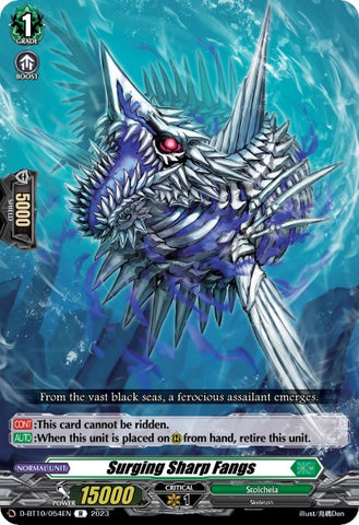 Surging Sharp Fangs (D-BT10/054EN) [Dragon Masquerade]