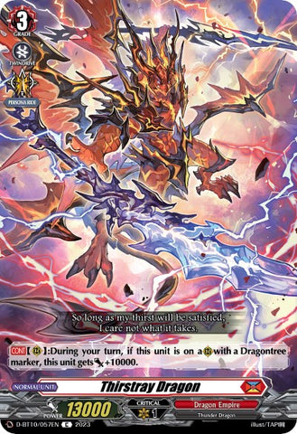 Thirstray Dragon (D-BT10/057EN) [Dragon Masquerade]