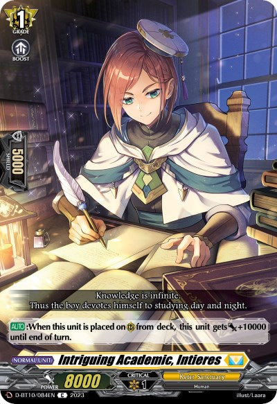 Intriguing Academic, Intieres (D-BT10/084EN) [Dragon Masquerade]