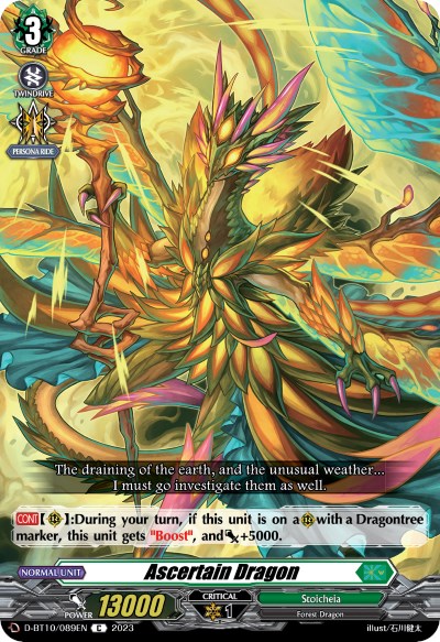 Ascertain Dragon (D-BT10/089EN) [Dragon Masquerade]