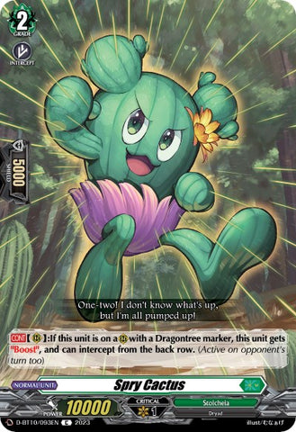 Spry Cactus (D-BT10/093EN) [Dragon Masquerade]