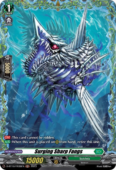 Surging Sharp Fangs (D-BT10/FR38EN) [Dragon Masquerade]